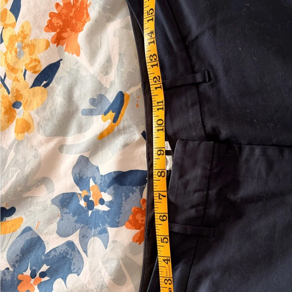Boden Navy Cotton Trousers - Picture 6 of 11